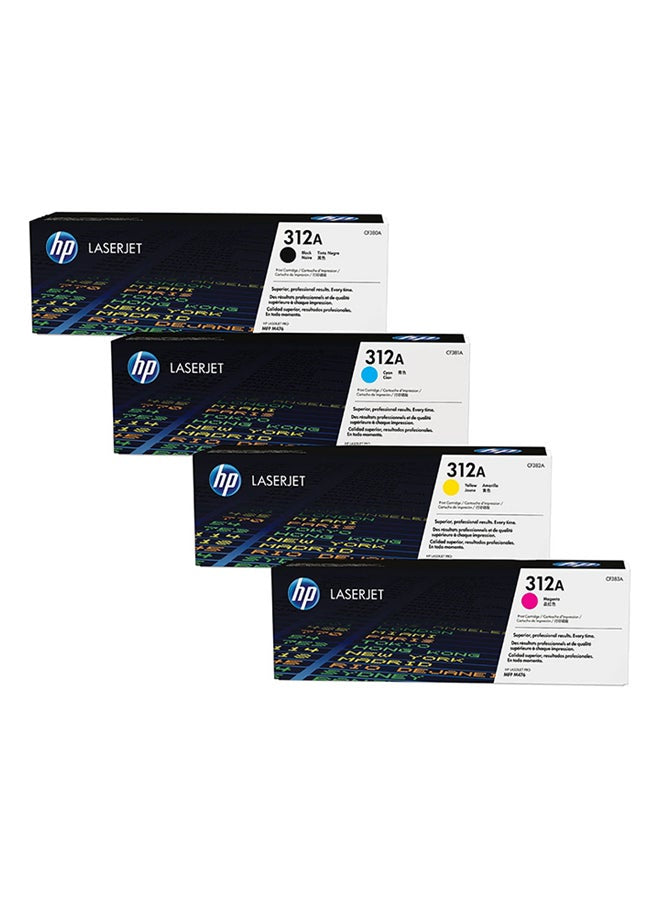 HP 312A 4 Piece Multicolour Original LaserJet Toner Cartridge OneCart
