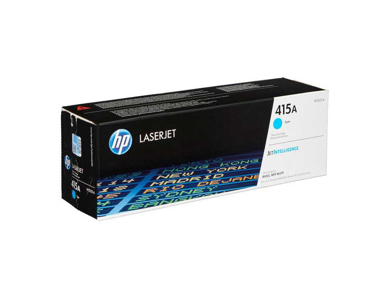 HP 415A Hewlett Packard Original LaserJet Toner Cartridge, Cyan - W2031A OneCart