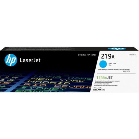 HP 219A, Cyan original toner. cartridgee, W2191A OneCart