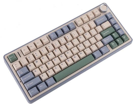 AULA F75 Gasket Wireless 75% Mechanical Keyboard – 80 Keys Compact Layout, LEOBOG Reaper Linear Switches, Hot Swappable, RGB Backlit, NKRO Anti-Ghosting, 1000Hz Polling Rate, 4000mAh Battery, Tri-Mode (Bluetooth, 2.4GHz, USB-C) – Green | F75 OneCart