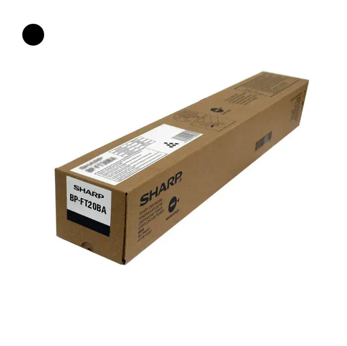 Sharp BP-FT20 Black Toner Cartridge, 18,000 Pages Yield, For BP-20C25T, BP-20C20T | BP-FT20BA OneCart
