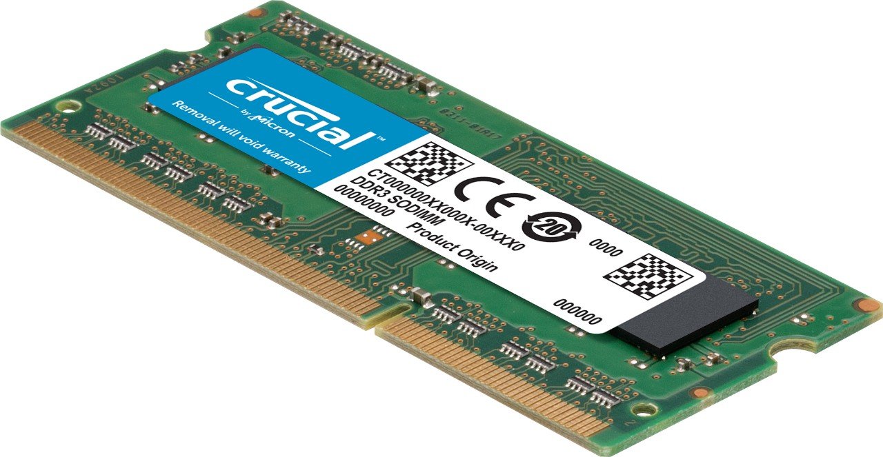 Crucial 4GB DDR3 1600MHz SODIMM Memory for Mac – PC3-12800, CL11, 204-Pin, Dual Voltage 1.35V/1.5V | CT4G3S160BMCEU OneCart