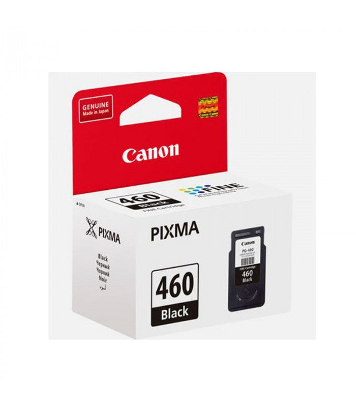 Canon PG-460 Black Ink Cartridge Genuine Standard Yield Inkjet Cartridge for Canon PIXMA Series Printers | PG-460 OneCart