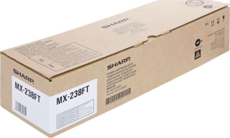 Sharp MX-238FT Black Toner Cartridge, High-Yield 10,000 Pages, Compatible with Sharp AR-6020, AR-6023, AR-6026, AR-6031 Series Printers OneCart