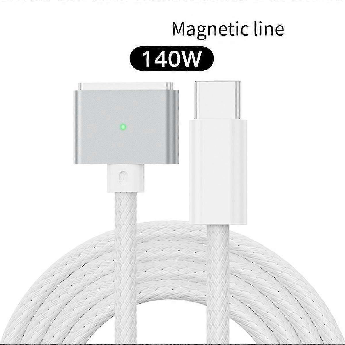 140 watt Type C To MagSafe 3 Adapter Cable For Macbook Pro 14 MacBook Air 13 M3 MacBook Air M2 JS Bazar