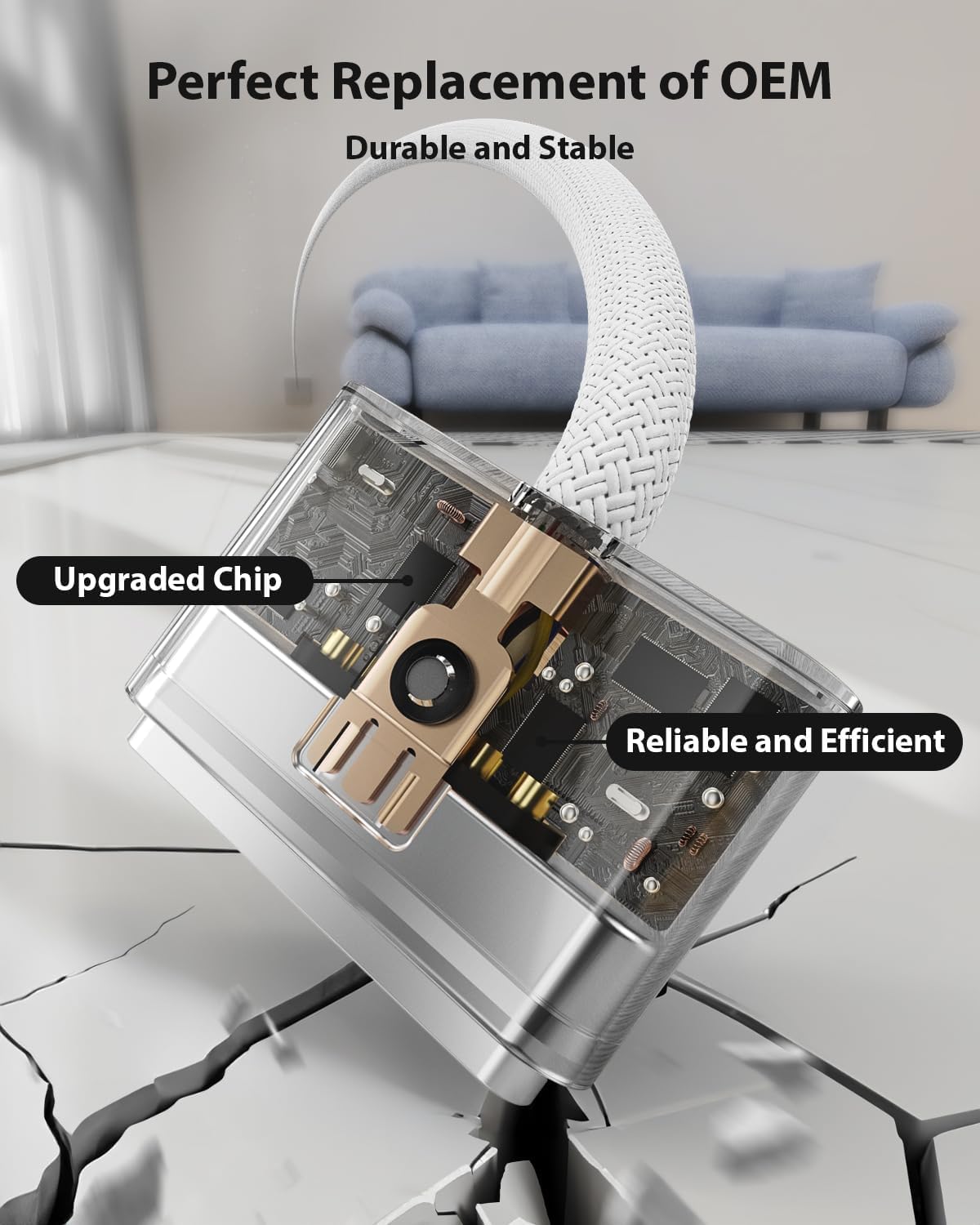 140 watt Type C To MagSafe 3 Adapter Cable For Macbook Pro 14 MacBook Air 13 M3 MacBook Air M2 JS Bazar