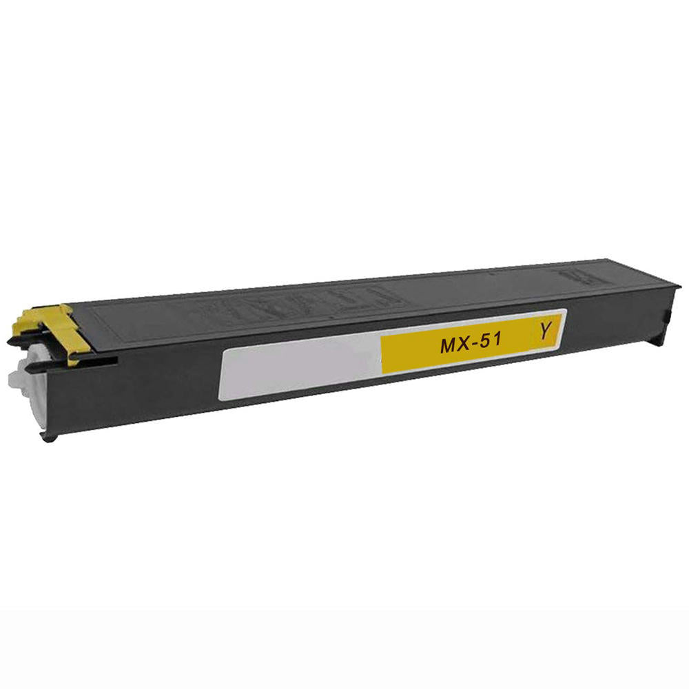 Sharp MX-51NTYA Yellow Toner Cartridge for MX-4110N, MX-4111N, MX-5110N, MX-5111N | MX-51NTYA OneCart