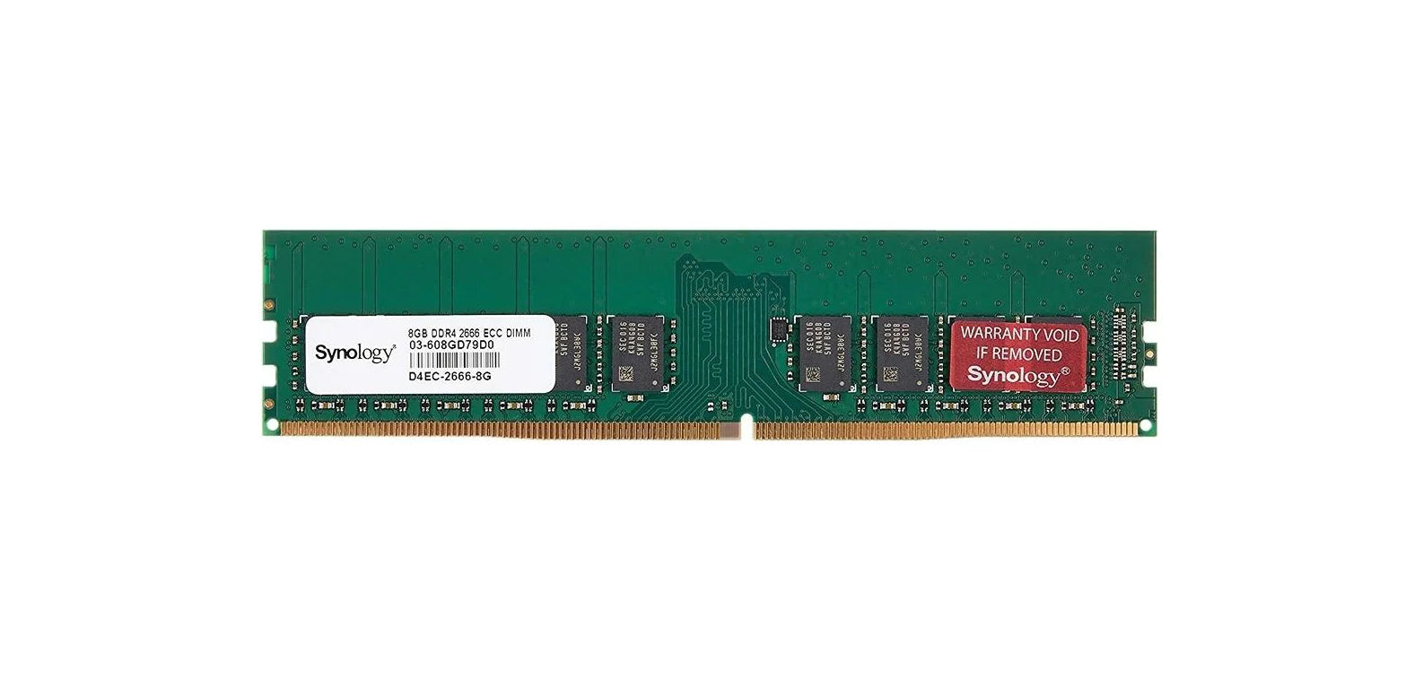 Synology 8GB DDR4 UDIMM ECC Server Memory Module, 8GB (1 x 8GB), Unbuffered, 288-Pin, 1.2V | D4EU01-8G OneCart