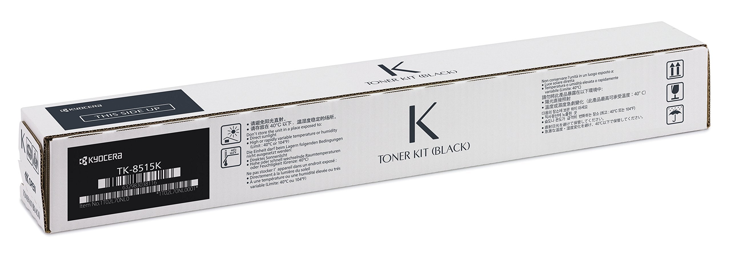 Kyocera TK-8515K Black Original Toner Cartridge for Kyocera Taskalfa 5053ci, 6053ci, 7053ci, 8053ci Genuine High-Yield Laser Toner | TK-8515K OneCart