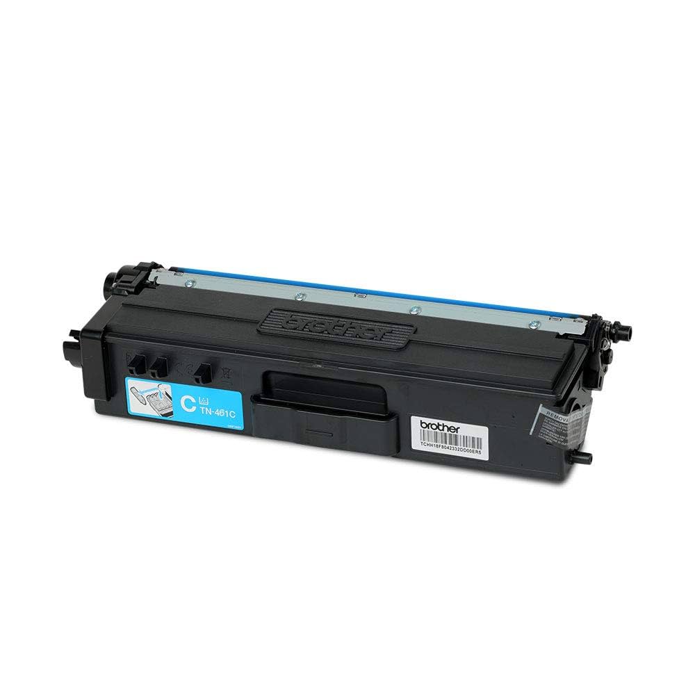 Brother Genuine TN-461C Standard Yield Cyan Toner Cartridge for Brother HL-L8260CDW, HL-L8360CDW, MFC-L8610CDW, MFC-L8900CDW, DCP-L8410CDW Printers, Up to 1,800 Pages | TN-461C OneCart