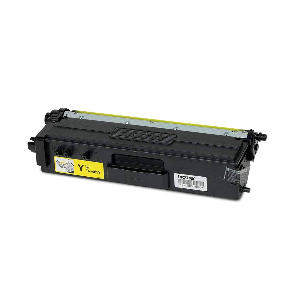 Brother Genuine TN-461Y Standard Yield Yellow Toner Cartridge For Brother HL-L8360CDW, MFC-L8900CDW, DCP-L8410CDW Printers, Up to 1,800 Pages | TN-461Y OneCart