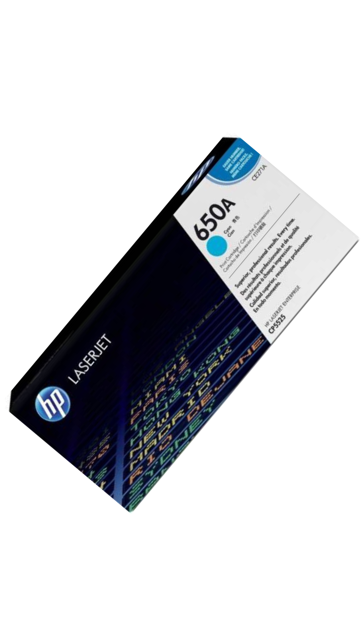 HP 650A Cyan Original LaserJet Toner Cartridge OneCart