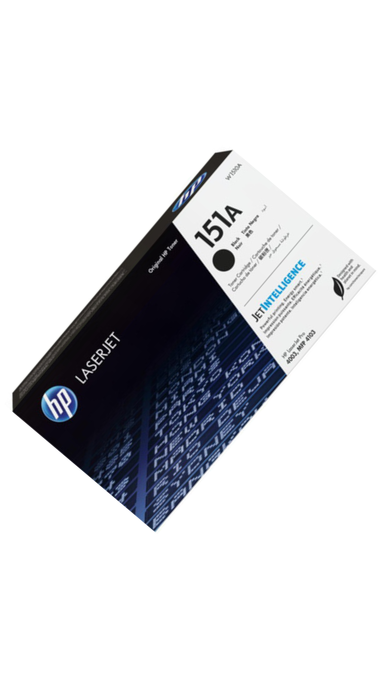 HP 151A Black Original LaserJet Toner Cartridge, W1510A OneCart