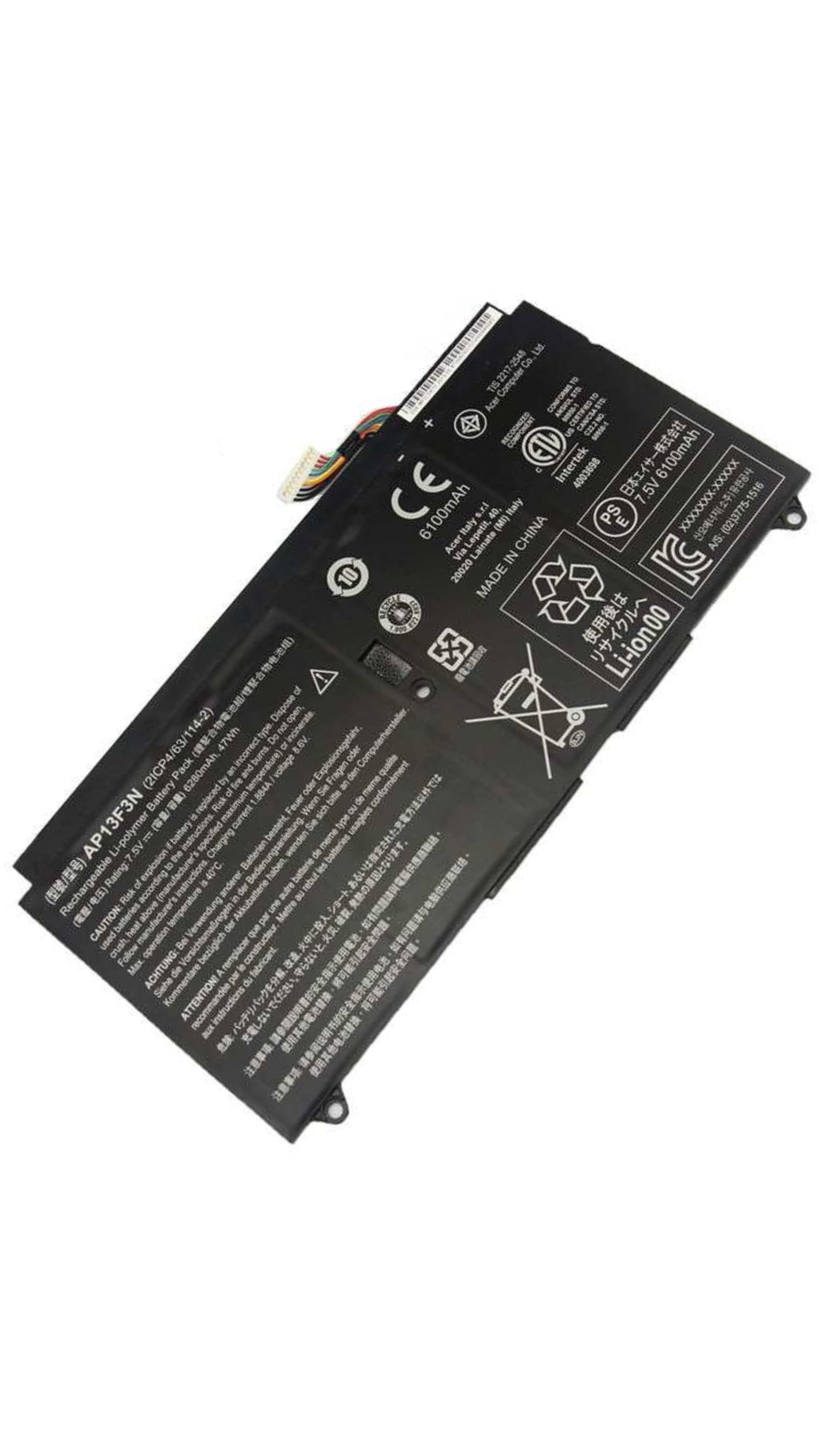 Compatible AP13F3N Acer Aspire S7-392 Ultrabook Series 2ICP4/63/114-2 Laptop Battery OneCart