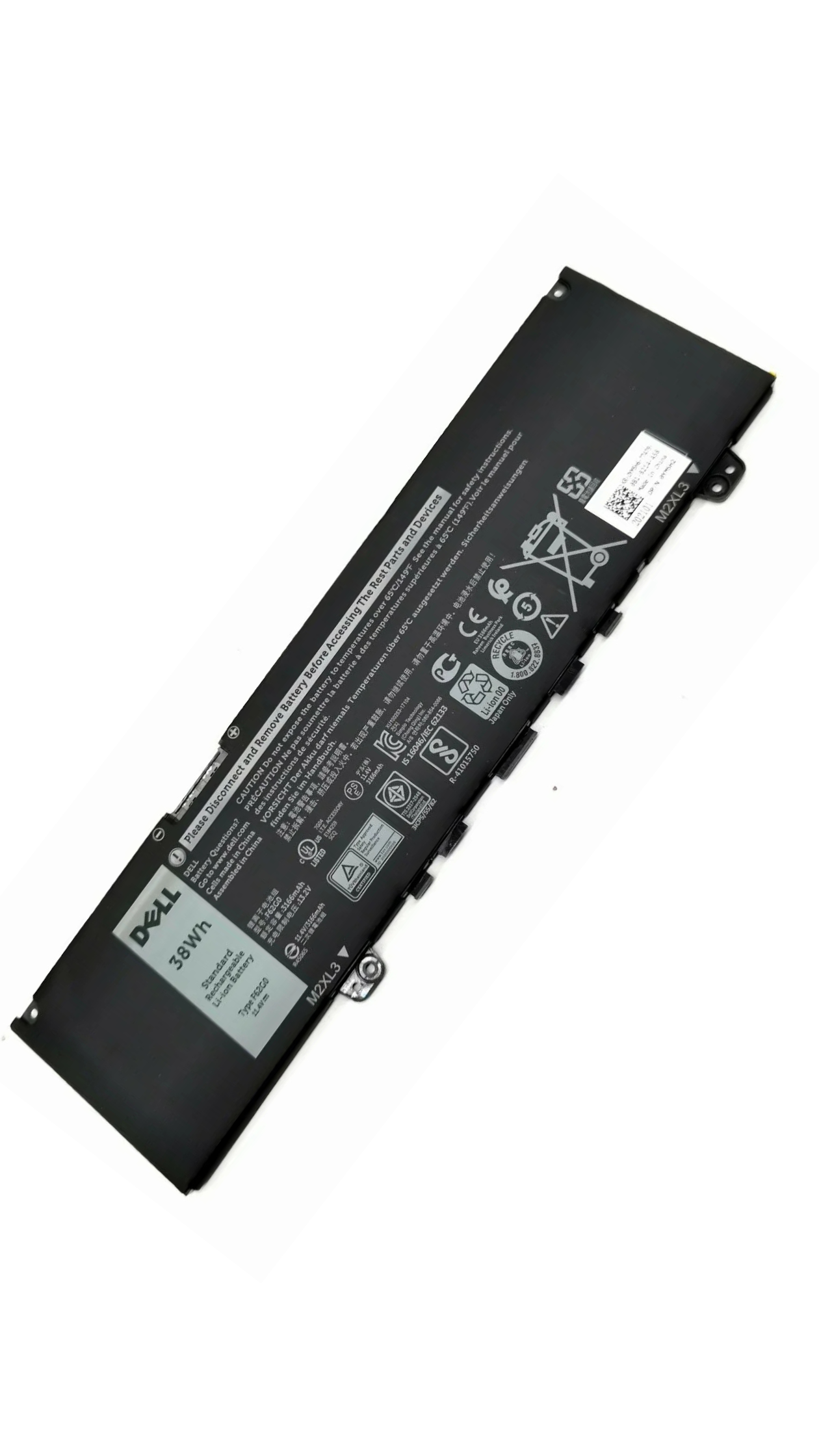 Genuine Dell Inspiron 13 2-in-1l Inspiron 13 38Wh 3-cell Laptop Battery OneCart