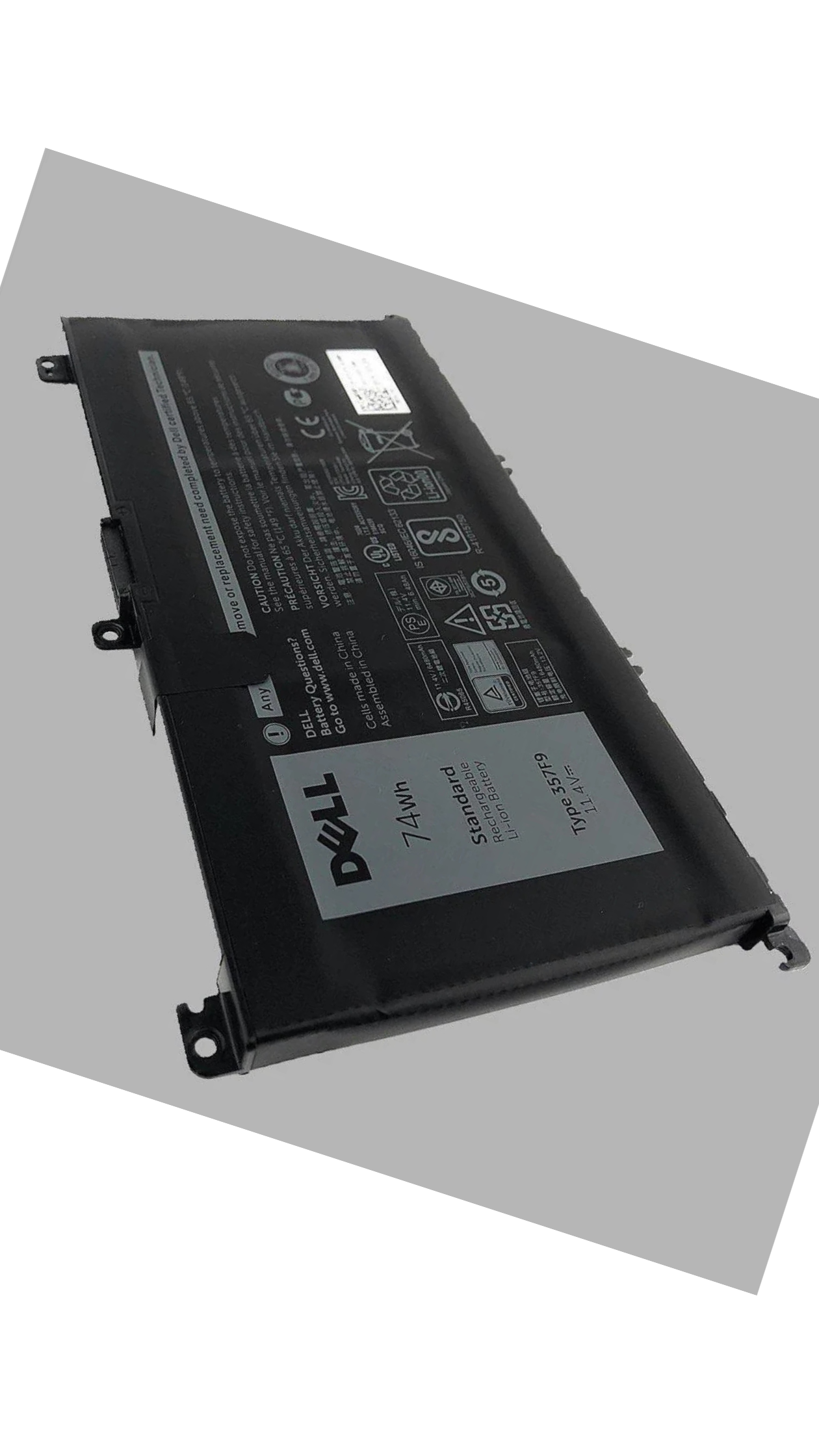 11.4V 74Wh Original 357F9 Dell Inspiron 15 7559 7000 INS15PD-1548B INS15PD-1748B INS15PD-1848B Laptop Battery OneCart