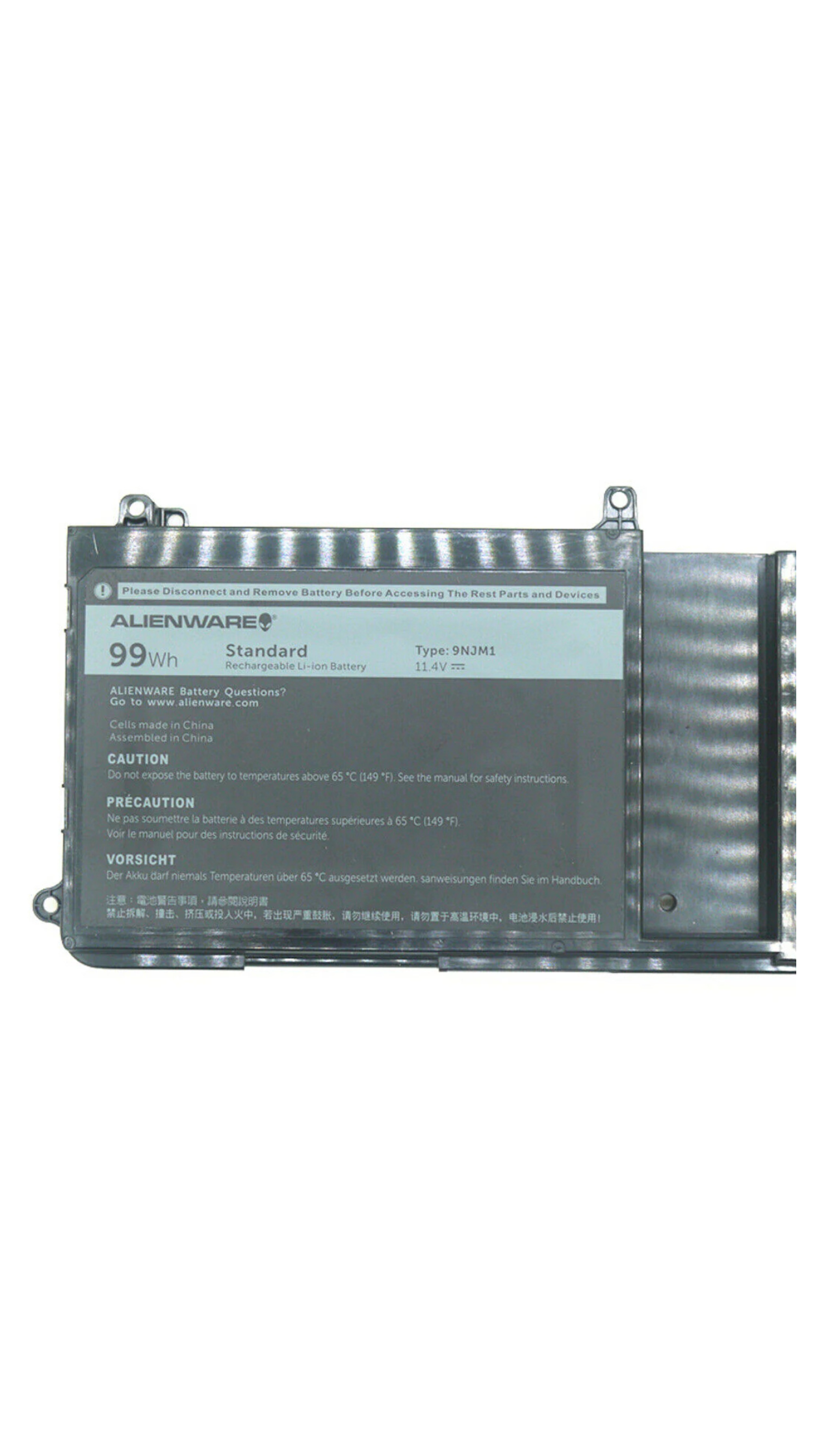 11.4v 99wh Original 0MG2YH, 9NJM1 Dell Alienware 17 R4 15 R3 Tablet Series, HF250, MG2YH Laptop Battery OneCart