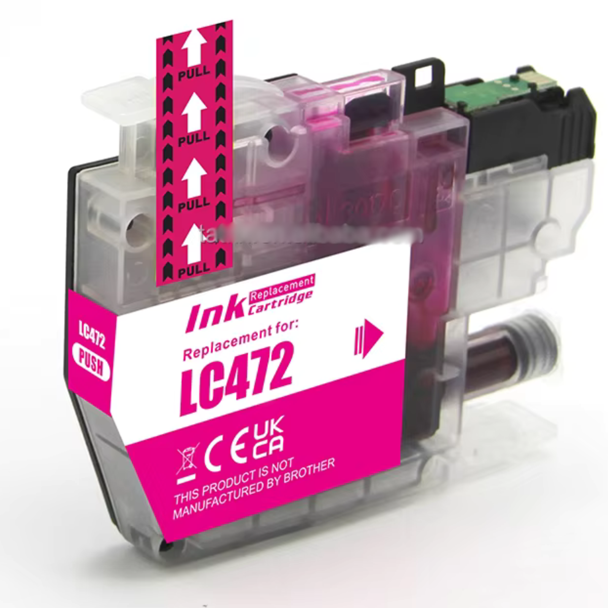Brother Genuine LC472M Magenta Ink Cartridge Standard Yield 550 Pages, Compatible with Brother MFC-J2340DW, MFC-J3540DW, MFC-J3940DW Printers | LC472M OneCart