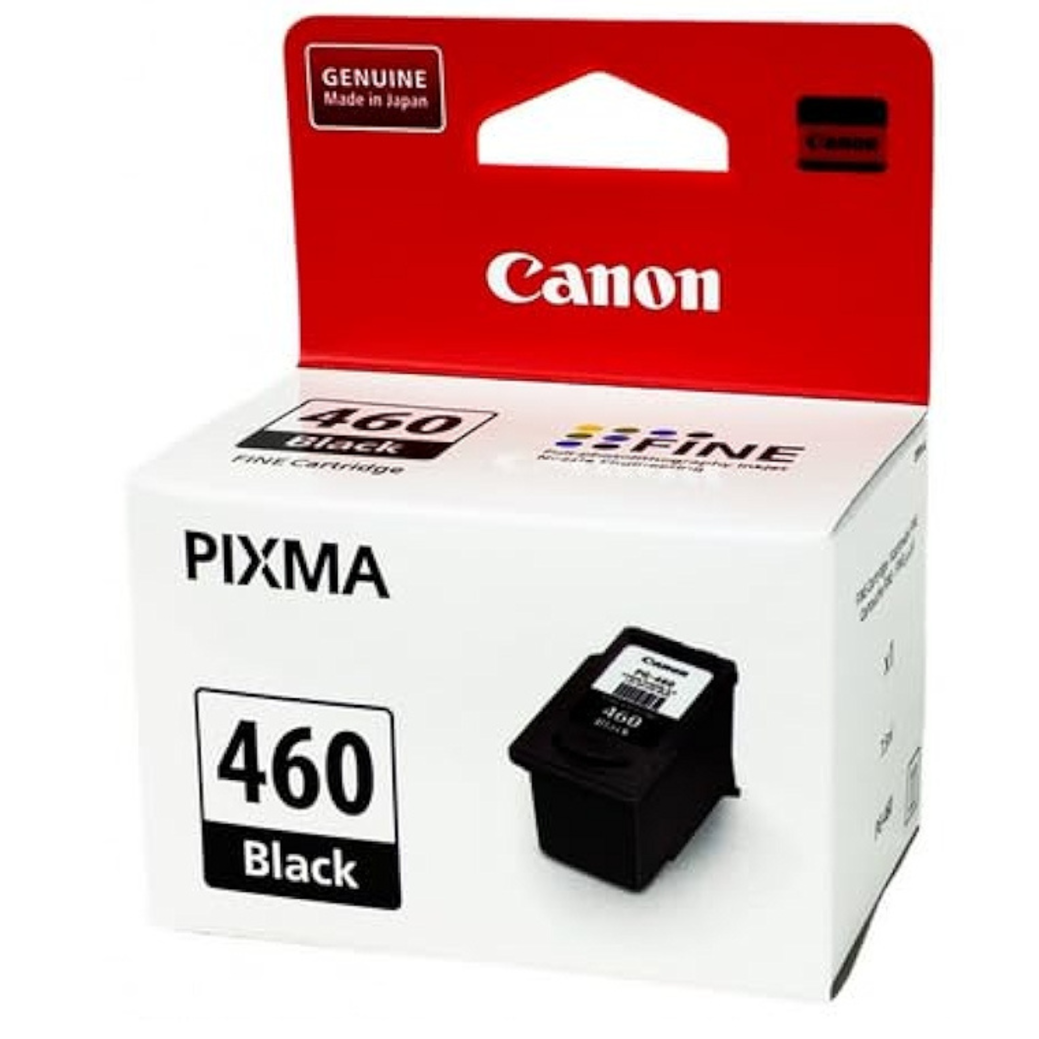 Canon PG-460 Black Ink Cartridge Genuine Standard Yield Inkjet Cartridge for Canon PIXMA Series Printers | PG-460 OneCart