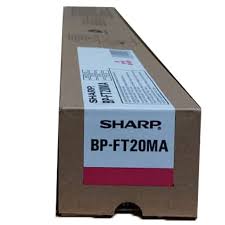 Sharp BP-FT20 Magenta Toner Cartridge, 18,000 Pages Yield, For BP-20C25T, BP-20C20T | BP-FT20MA OneCart