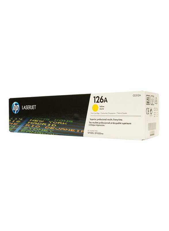 HP 126A Yellow Original Laserjet Ink Toner Cartridge OneCart