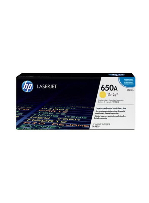 HP 650A Yellow Laserjet High Yield Toner Cartridge OneCart
