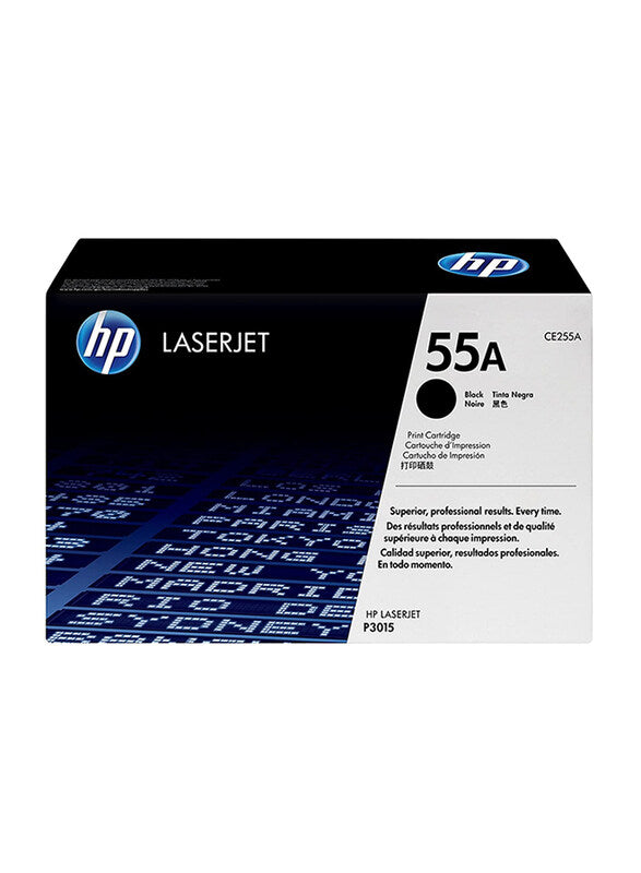HP 55A Black LaserJet Toner Cartridge CE255A OneCart