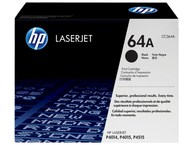 HP 64A Original LaserJet Toner Cartridge, Black - CC364A OneCart