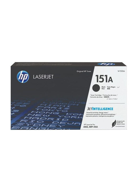 HP 151A Black Original LaserJet Toner Cartridge, W1510A OneCart