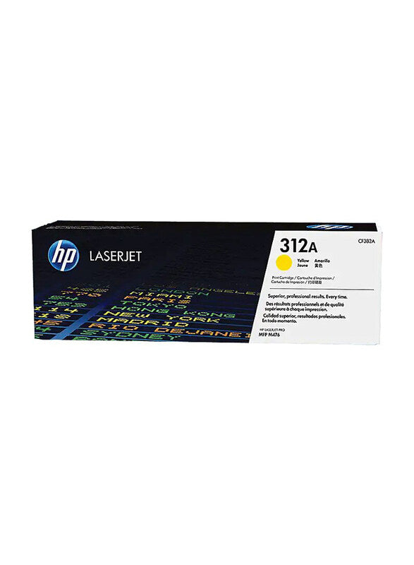 HP 312A Yellow Original LaserJet Toner Cartridge OneCart