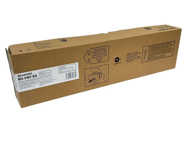 Sharp MX-51NTBA Black Toner Cartridge for MX-4110N, MX-4111N, MX-5110N, MX-5111N | MX-51NTBA OneCart