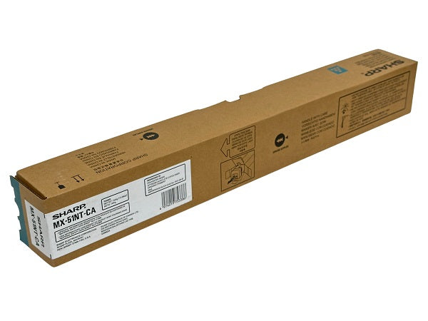 Sharp MX-51NTCA Cyan Toner Cartridge for MX-4110N, MX-4111N, MX-5110N, MX-5111N | MX-51NTCA OneCart