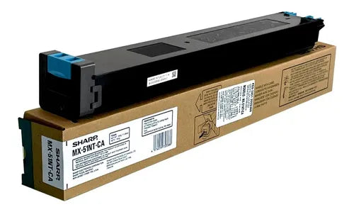Sharp MX-51NTCA Cyan Toner Cartridge for MX-4110N, MX-4111N, MX-5110N, MX-5111N | MX-51NTCA OneCart