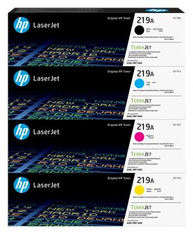 HP 219A Full Set Original Standard Capacity Toner Cartridges (4 Pack) OneCart