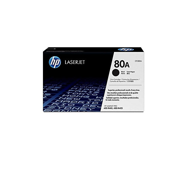 HP 80A Toner Cartridge CF280A for HP Laserjet PRo 400 M401 and MFP 425 OneCart
