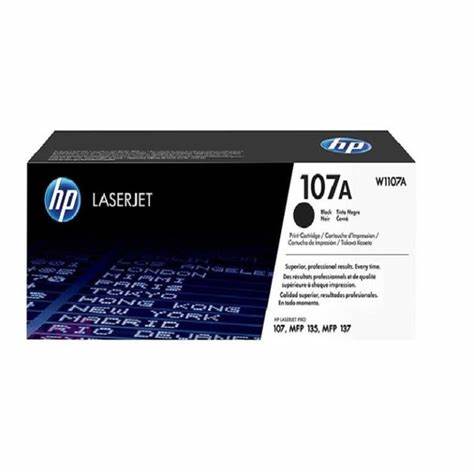 HP 107A Black Toner Cartridge - 1000 pages W1107A OneCart