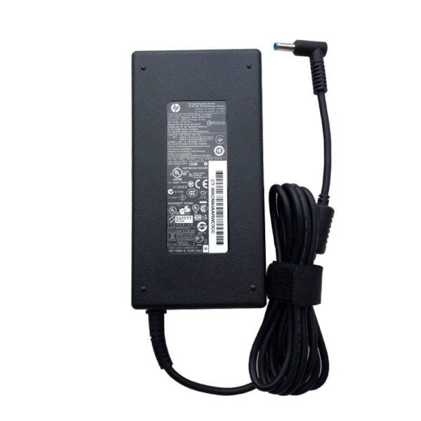 Original HP 120W 19.5V 6.15A Output AC Adapter, Input 100-240V 1.5A, 50-60Hz, Laptop Charger | A065R01DL JS Bazar