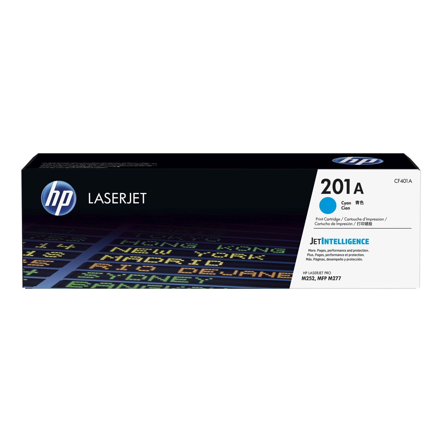 HP 201A Cyan Original Laserjet Toner Cartridge CF401A OneCart