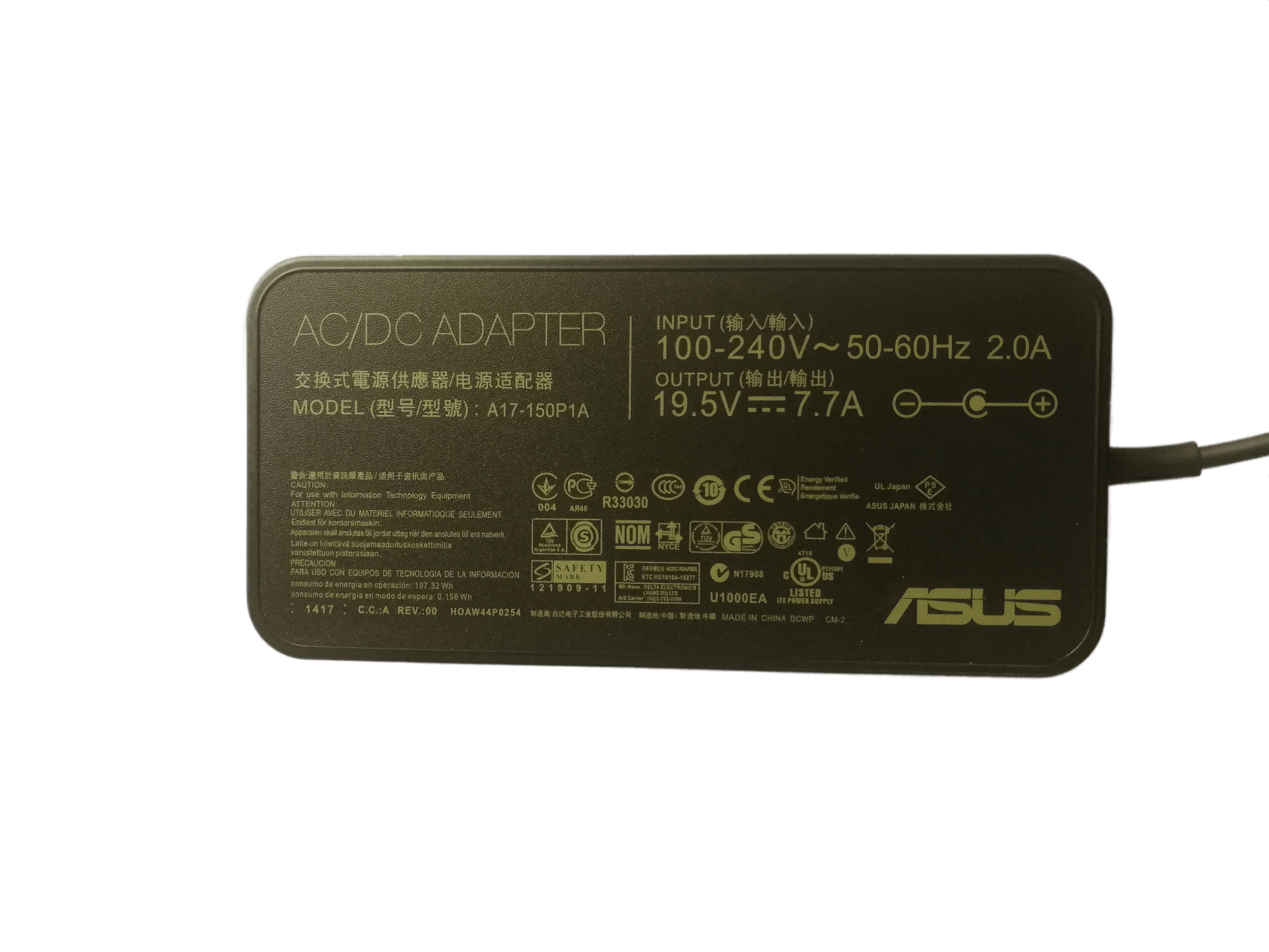 Original Asus Charger 150W Asus Laptop Charger for Asus VX7, G73JW-A1, G53JW-A1, G71Gx-A2, G74 Series (5.5mm*2.5mm) JS Bazar