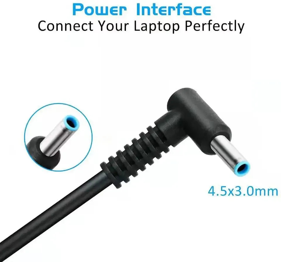 HP Original 65W 19.5V 3.33A HP L24008-001 Square Travel HP Laptop charger JS Bazar