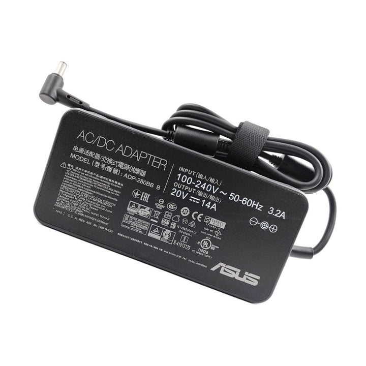 280W Original Asus Laptop Charger for Ausu ROG G703GX-E5062T, ADP-280BB (20V 14A) AC Laptop Adapter (6.0*3.7mm) JS Bazar
