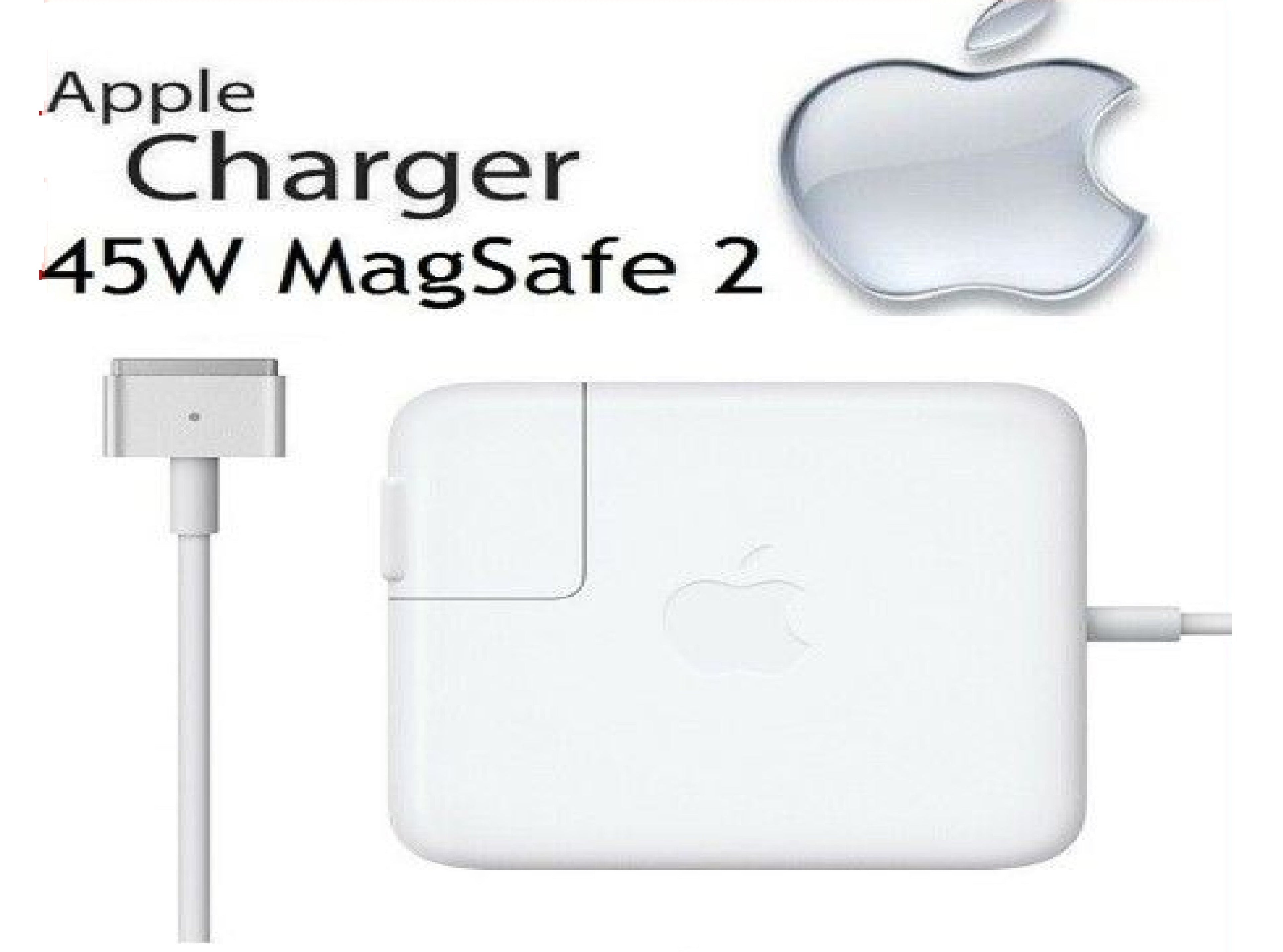 Original Apple 45W MagSafe 2 MacBook Pro charger for MacBook Air with Magnetic Connector JS Bazar