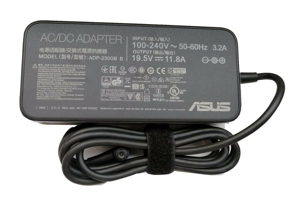 230W Original Asus Laptop Charger for Asus ROG Zephyrus Duo 15 GX550LXS-HC152T, Rog GX531GS-AH76, ADP-230GB B Laptop Adapter JS Bazar