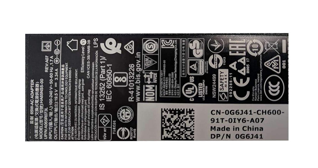 65W Dell Laptop charger for DELL 310-2860 19.5V/3.34A (7.4mm*5.0mm) Laptop Charger JS Bazar