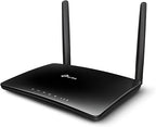TP-Link N300 4G LTE Telephony WiFi Router, SIM Slot Unlocked, Records up to 100 Minutes of Voicemail, No Configuration Required, Removable External Wi-Fi Antennas, Black | TL-MR6500v