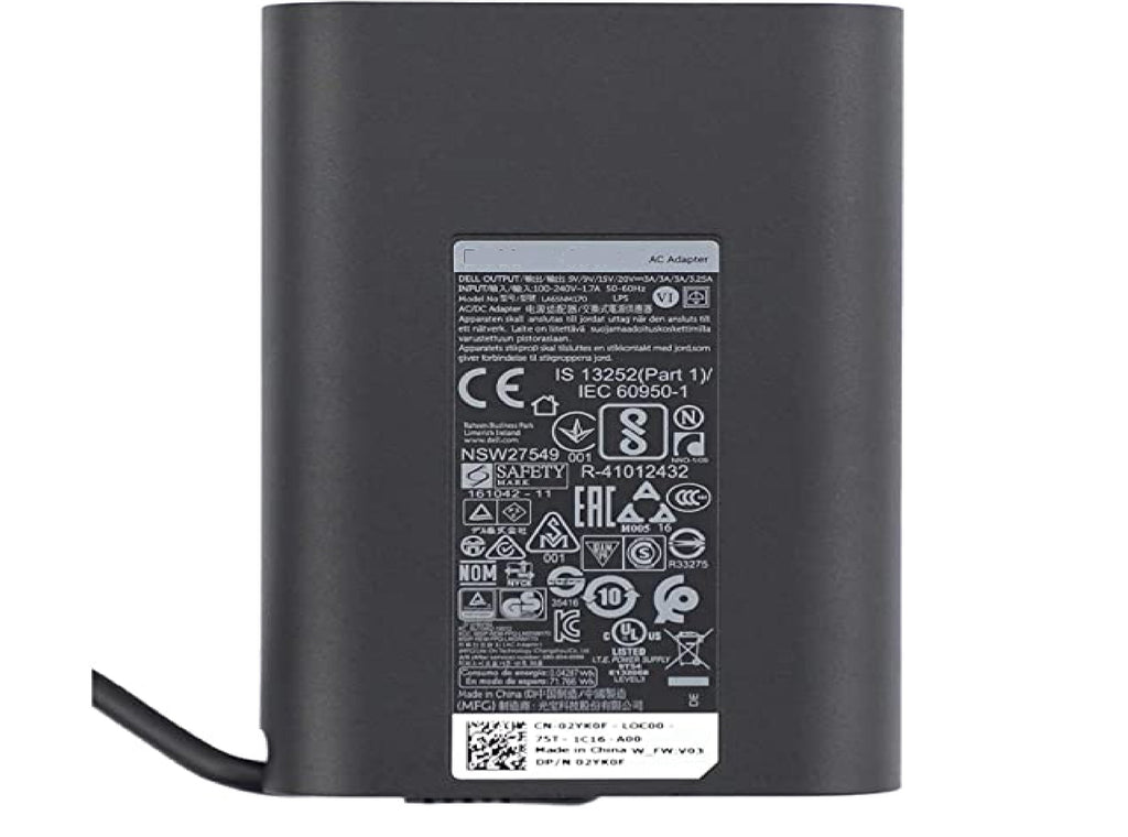 90W USB type C Dell Laptop charger for Dell XPS 13 9350 9365 9370 Latitude 7280 7480 7380 7390 Power Adapter & Charger Accessories JS Bazar