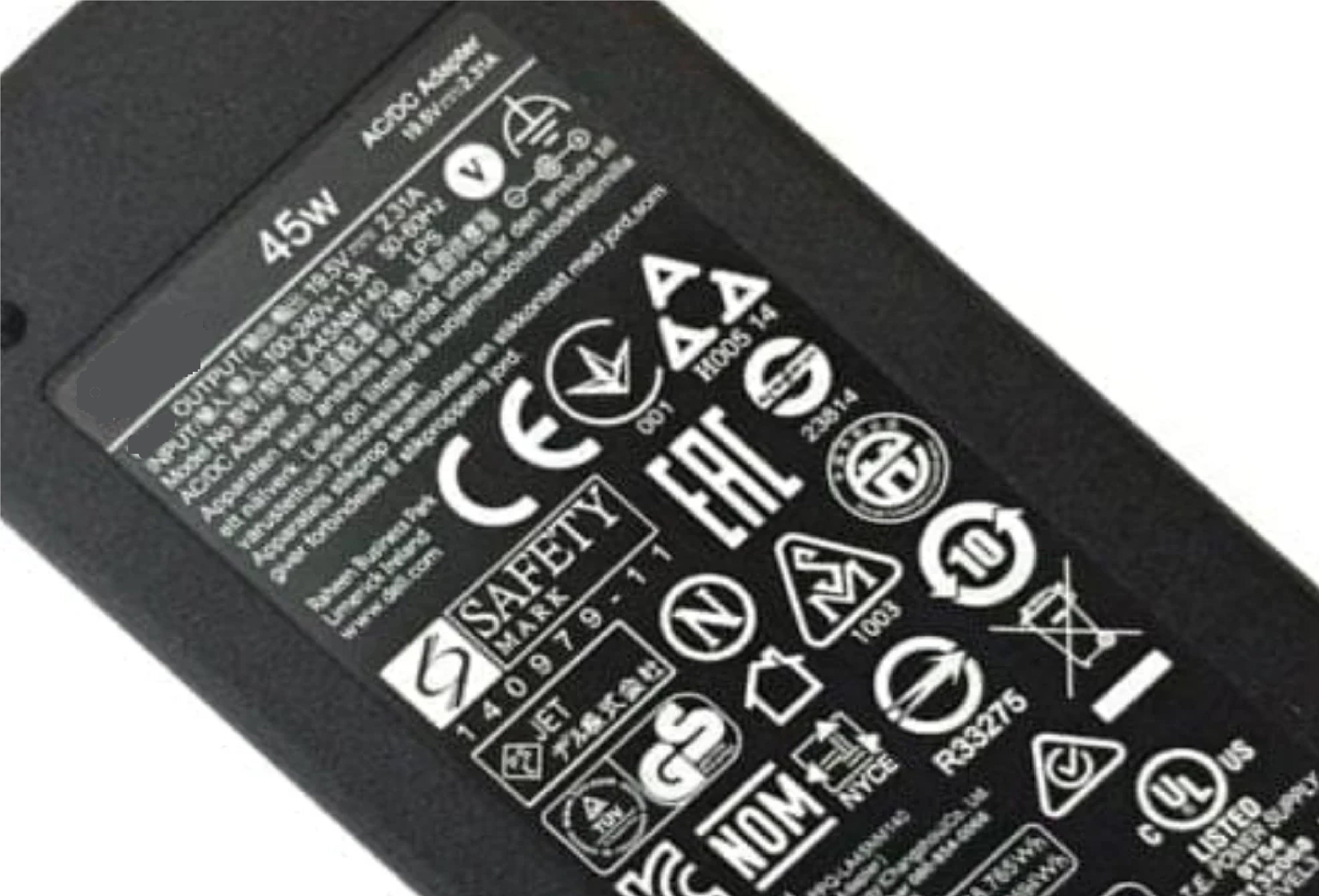 45W Dell Laptop charger for Dell XPS Latitude 7350/XPS 13 9350 19.5V 2.31A Laptop Charger JS Bazar