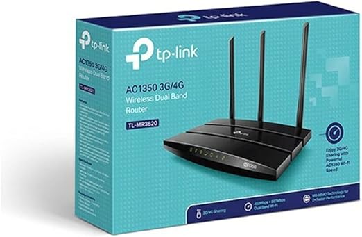 TP-Link TL-MR3620 1360Mbps Wireless 3G/4G Dual Band Wi-Fi AC1350 Router, MU-MIMO, Parental Controls, Beamforming, Secure VPN Access OneCart
