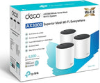 TP-Link Deco X55 AX3000 WiFi 6 Mesh System 3 Pack, Covers up to 6500 Sq.Ft, AI-Driven Mesh, 3 Gigabit Ports Per Unit, Ethernet Backhaul, White | Deco X55 OneCart