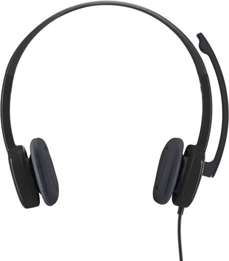 Logitech H151 Wired Stereo Headset with Noise-Reducing Microphone, Adjustable Design, USB & 3.5mm Compatible, PC/Mac/Laptop | 981-000587 OneCart